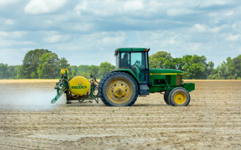 Farmers apply a pre-emergence residual herbicide before planting, followed by an early post-emergence application for effective waterhemp control